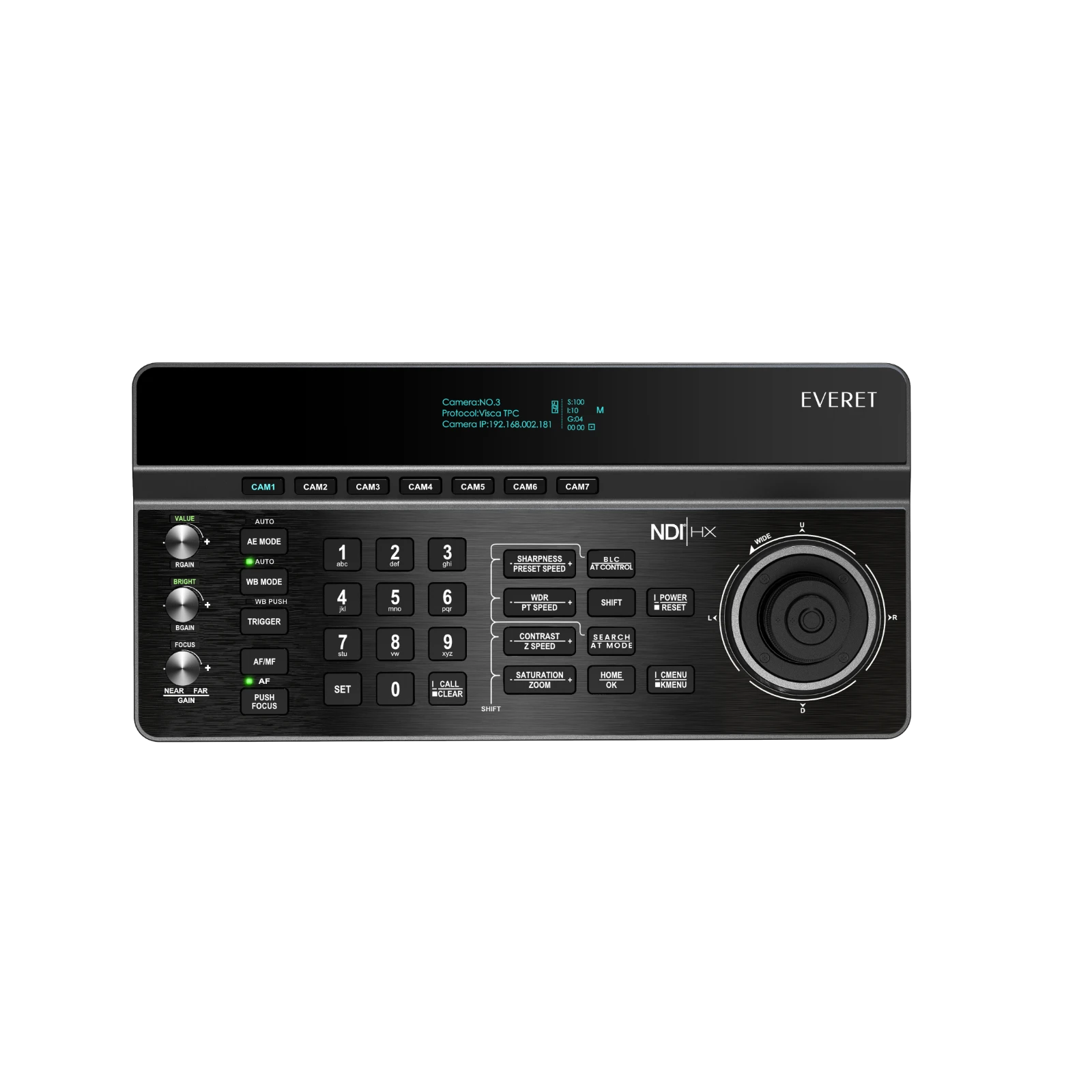 EVKB200N — Everet EVKB200N NDI® PTZ Camera Controller